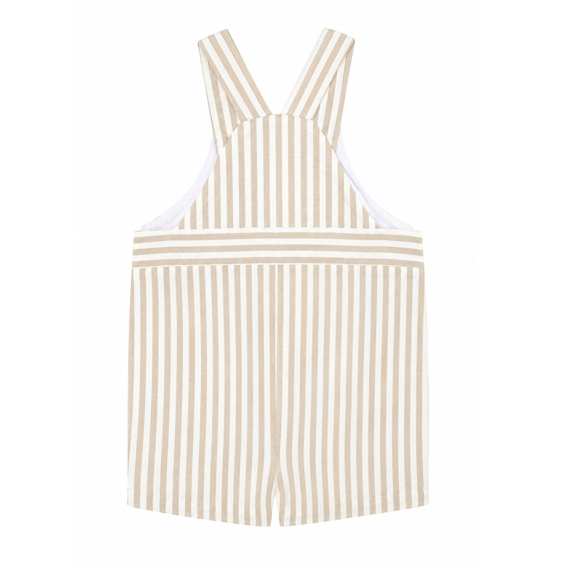 Βρεφική σαλοπέτα ivory sepia Alfie Stripe Race Car Marie-Chantal