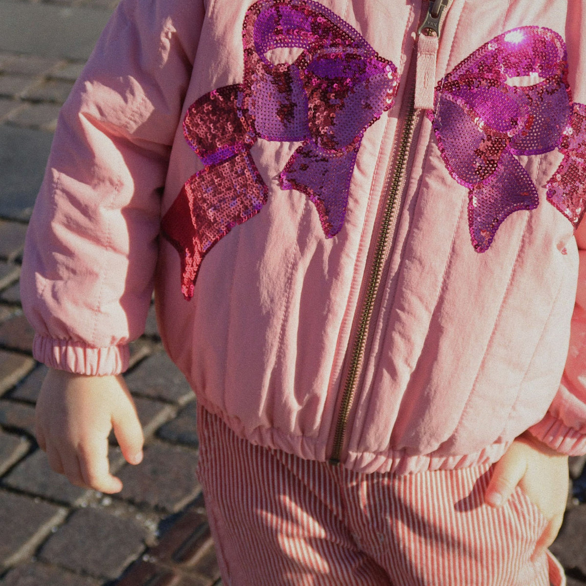 Βρεφικό bomber jacket Juno Sequin με παγιέτες Konges Slojd