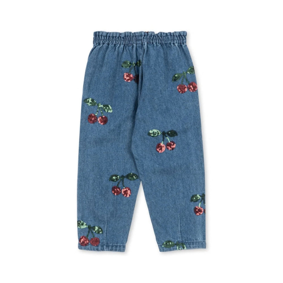Βρεφικό denim παντελόνι παγιέτες κερασάκια Magot Sequin Konges Slojd