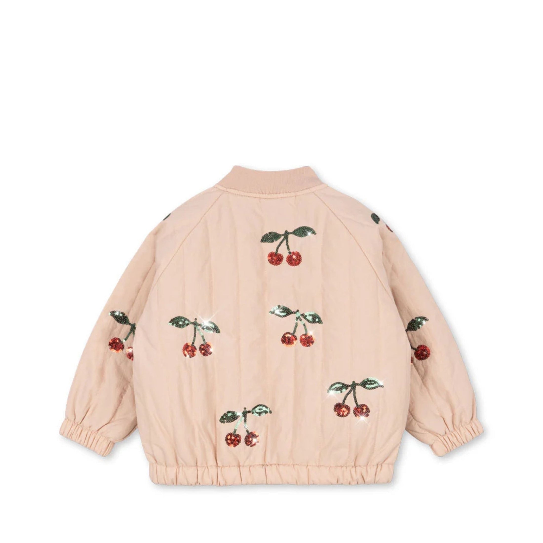Βρεφικό μπουφάν Juno Cameo Rose Cherry με παγιέτες Konges Slojd