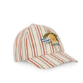 Φορτώστε την εικόνα στον προβολέα γκαλερί, Παιδικό καπέλο jockey Frankie ριγέ με λεμόνι Konges Slojd
