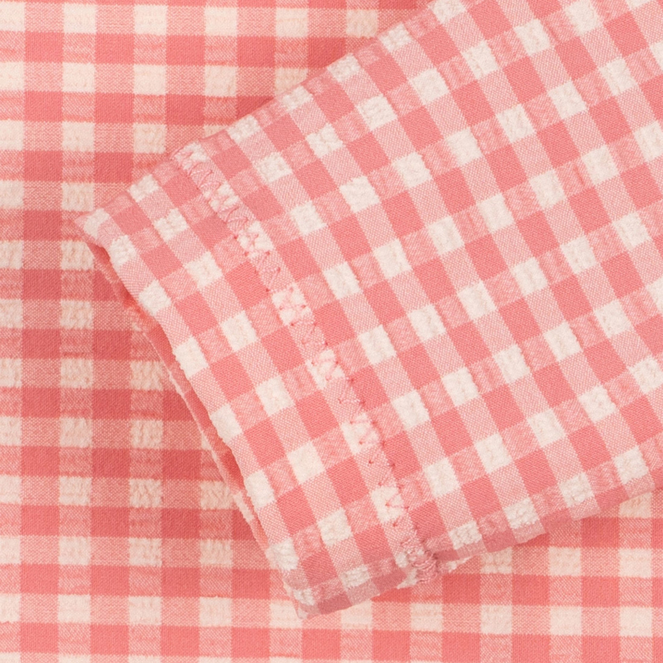 Βρεφικό ολόσωμο μαγιό καρό UV40 με βολάν & φραουλίτσες Konges Slojd