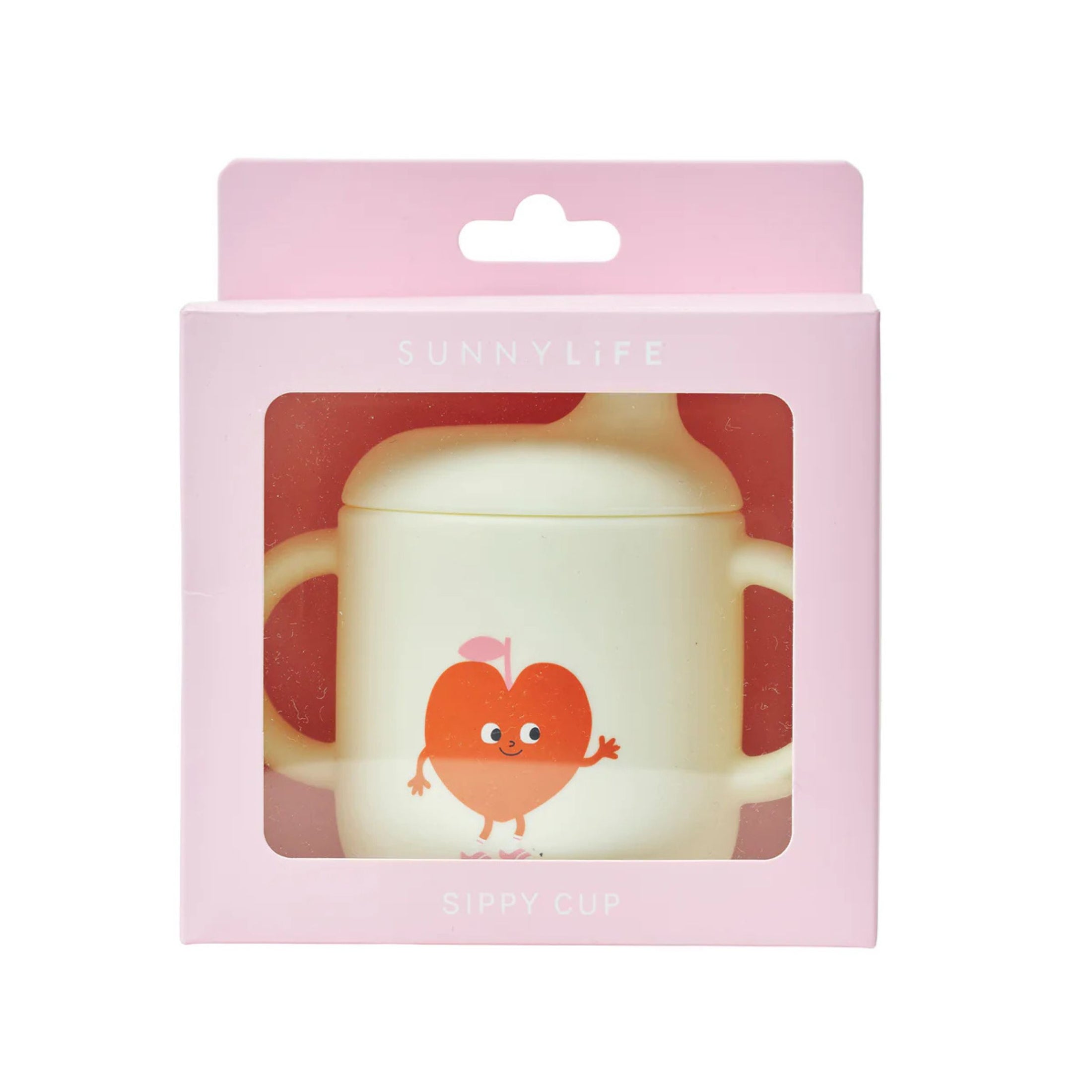 Βρεφικό ποτηράκι σιλικόνης Poppy the Peach Cream SunnyLife
