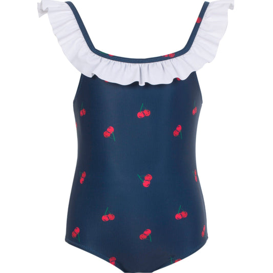 Girls One-Piece Swimsuit Cherries