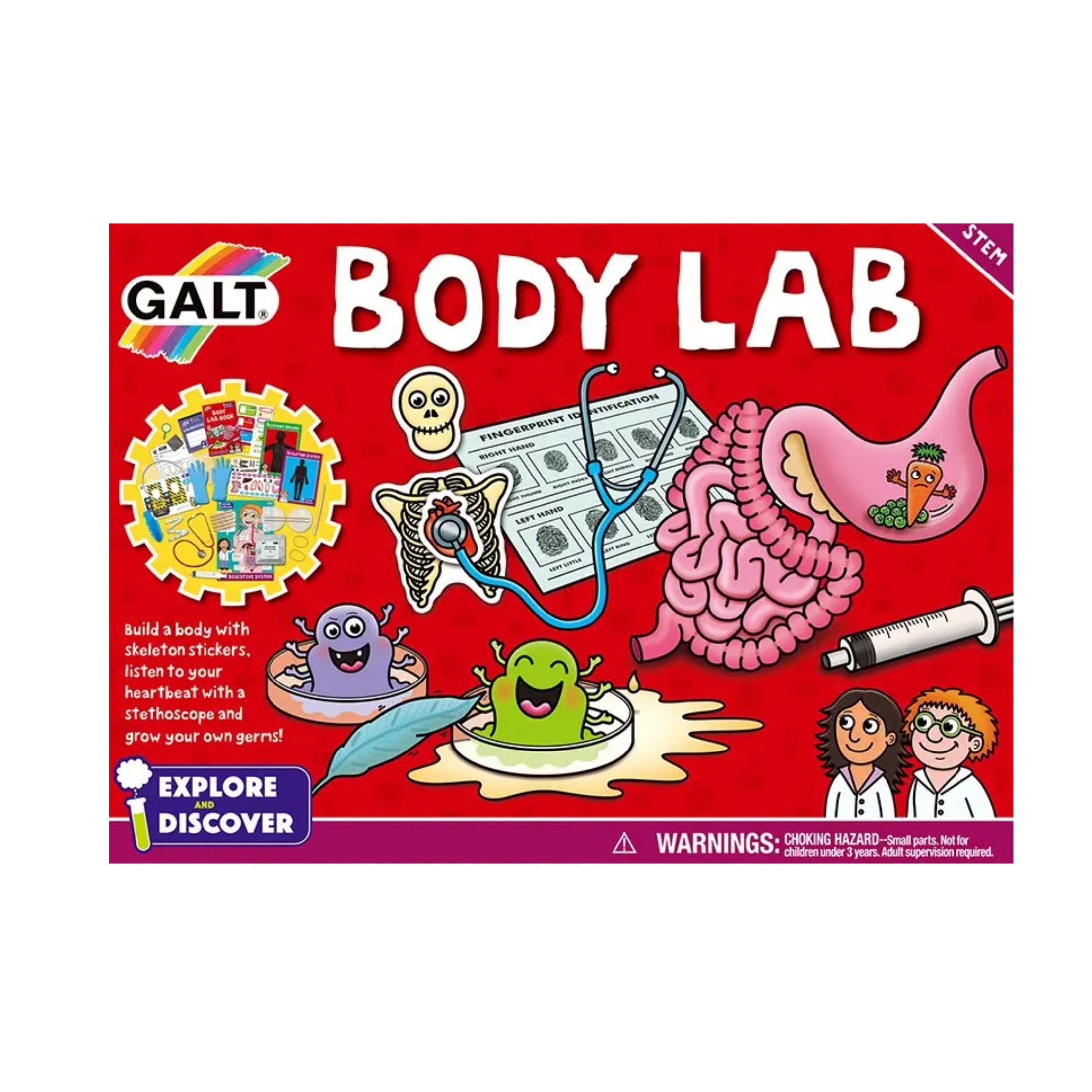 Εκπαιδευτικό παιχνίδι πειραμάτων Explore & Discover Body Lab Galt