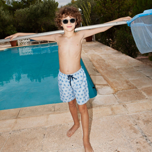 Boys swimsuit Shorts Blue Starfish