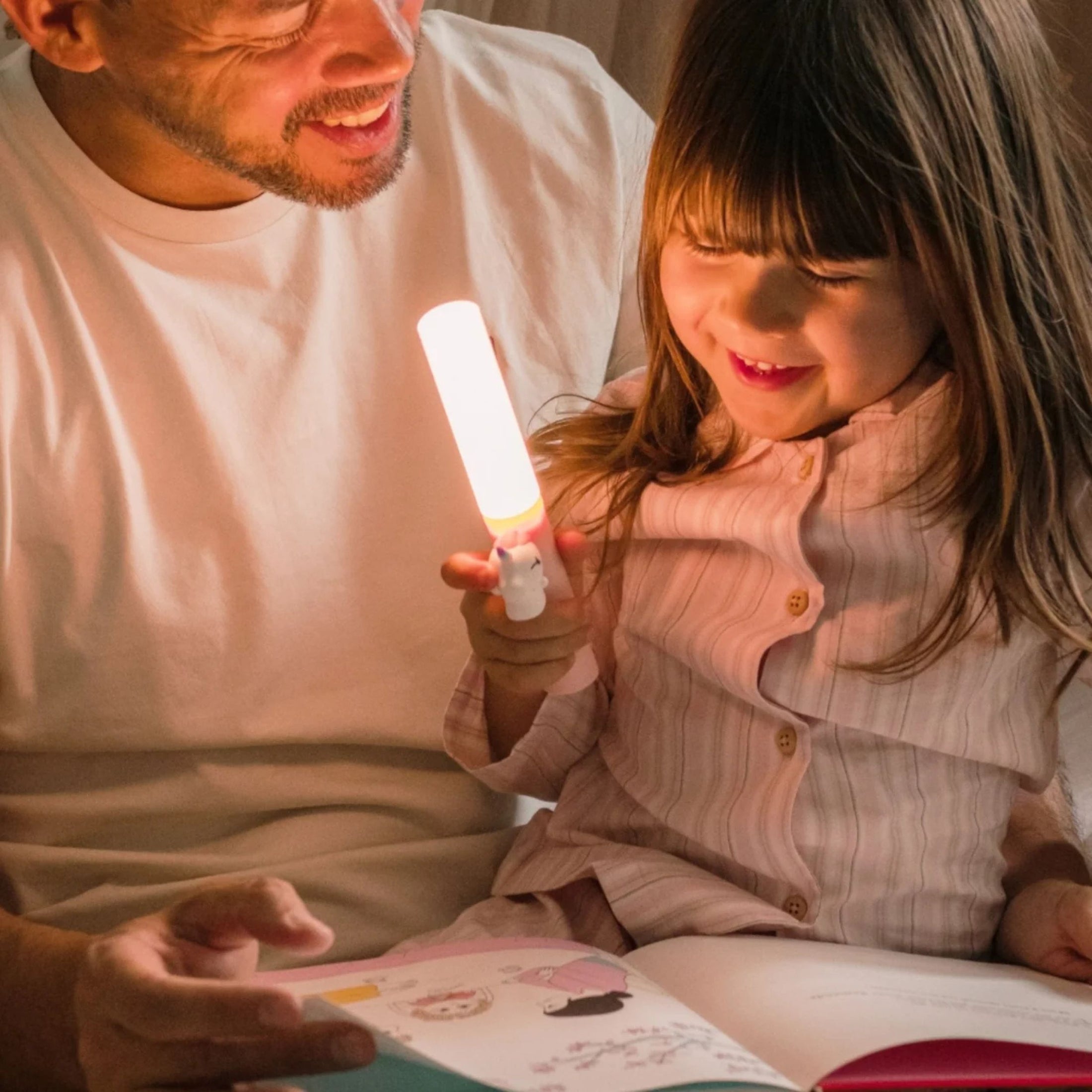 Φορητό φως νυχτός 3 σε 1 Zoo light Μονόκερος The Zoo Family