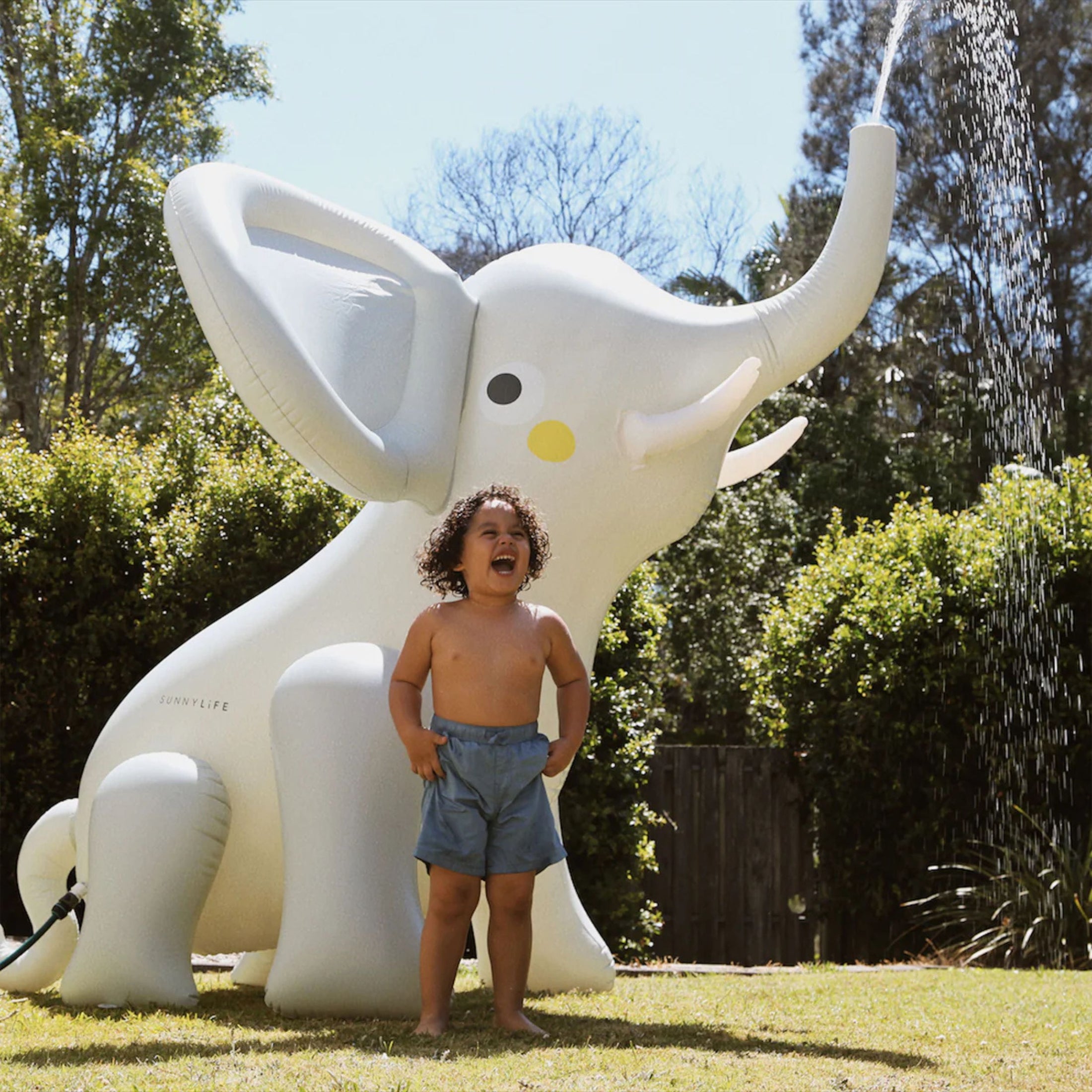 Παιδικό φουσκωτό ψεκαστήρας νερού Eli The Elephant Grey SunnyLife