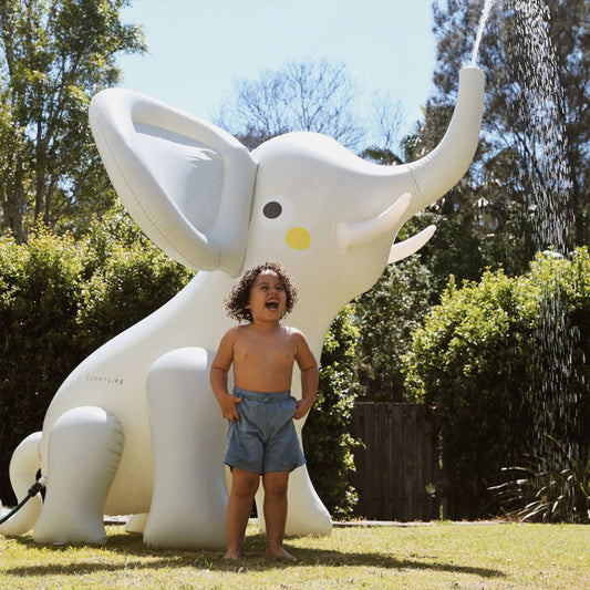 Παιδικό φουσκωτό ψεκαστήρας νερού Eli The Elephant Grey SunnyLife
