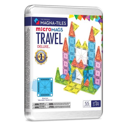 Μαγνητικό παιχνίδι microMAGS Travel Deluxe 55τμχ Magna-Tiles