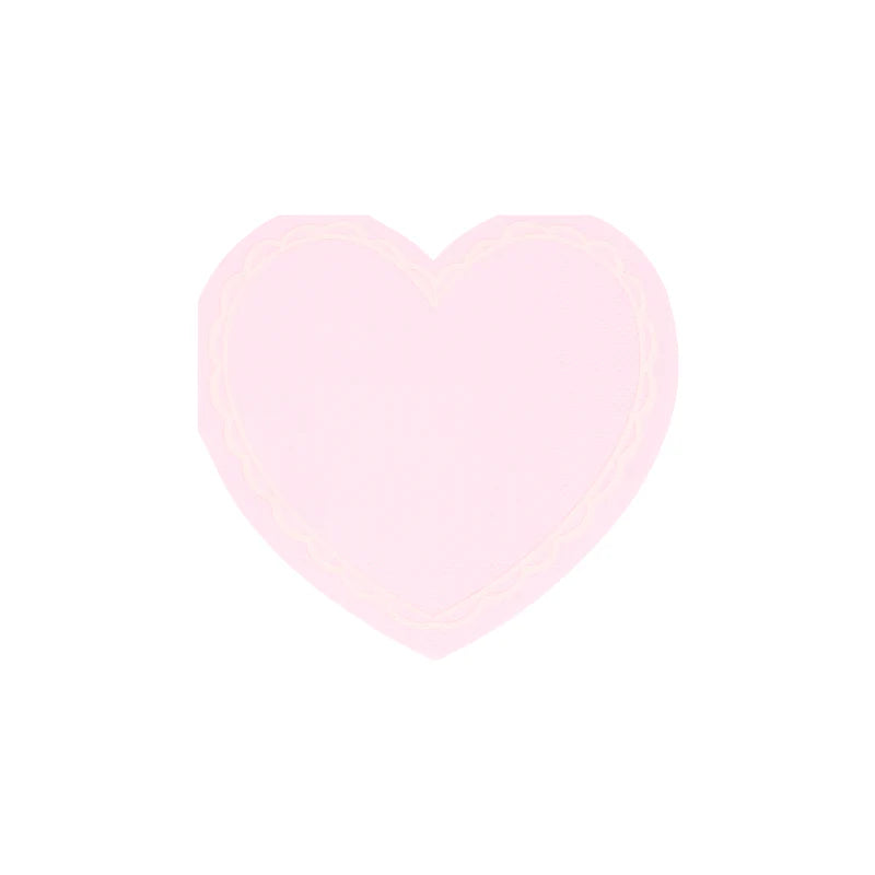 Children's small napkins Pastel heart