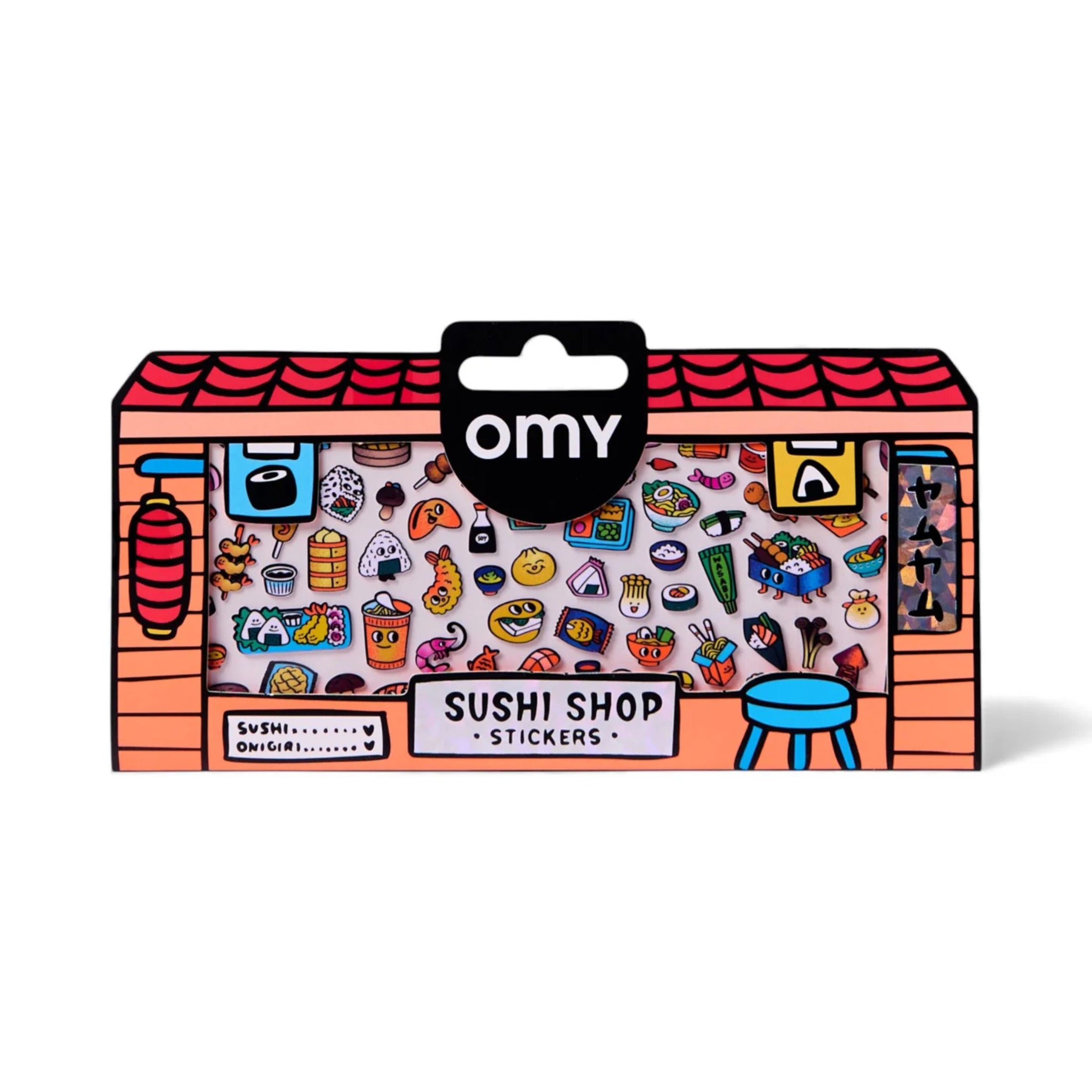 Παιδικά αυτοκόλλητα Sushi Shop OMY
