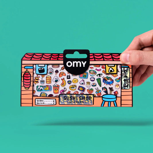 Παιδικά αυτοκόλλητα Sushi Shop OMY