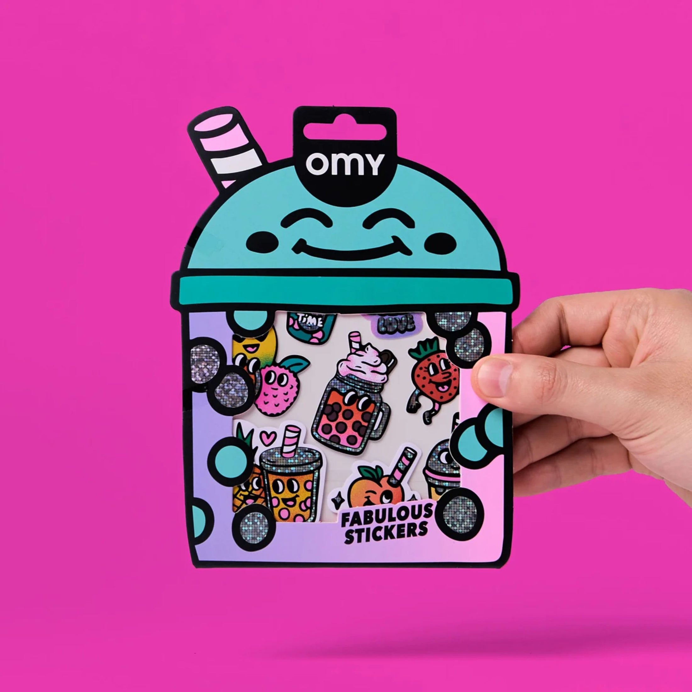 Παιδικά αυτοκόλλητα Big Bubble Tea Omy