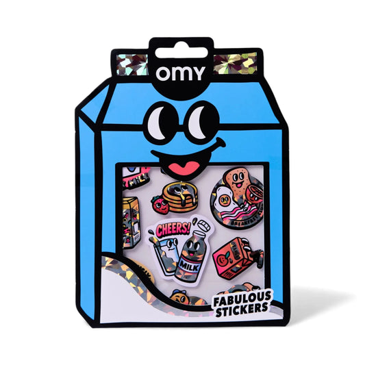 Παιδικά αυτοκόλλητα Big Milk Omy