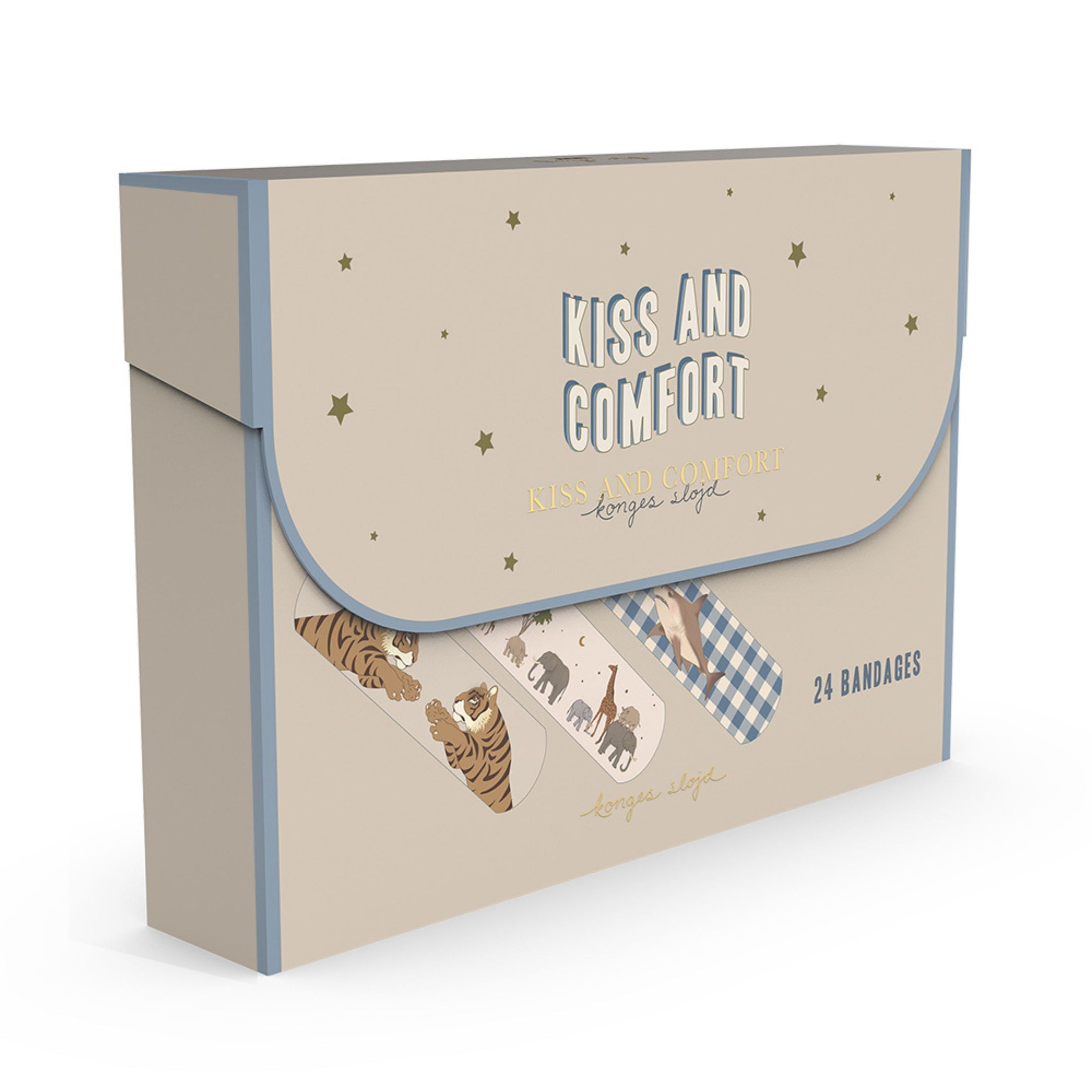 Παιδικά αυτοκόλλητα επιθέματα Kiss and Comfort Blue Mix Konges Slojd 