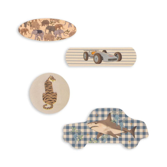 Παιδικά αυτοκόλλητα επιθέματα Kiss and Comfort Blue Mix Konges Slojd 