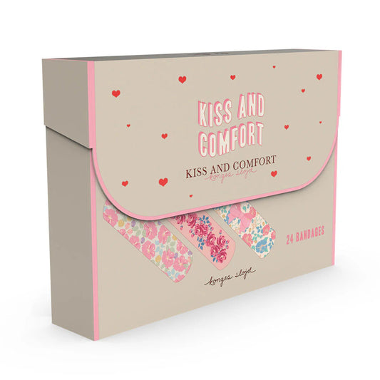 Παιδικά αυτοκόλλητα επιθέματα Kiss and Comfort Pink Mix Konges Slojd