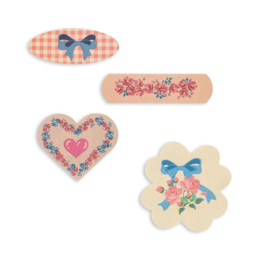 Παιδικά αυτοκόλλητα επιθέματα Kiss and Comfort Pink Mix Konges Slojd