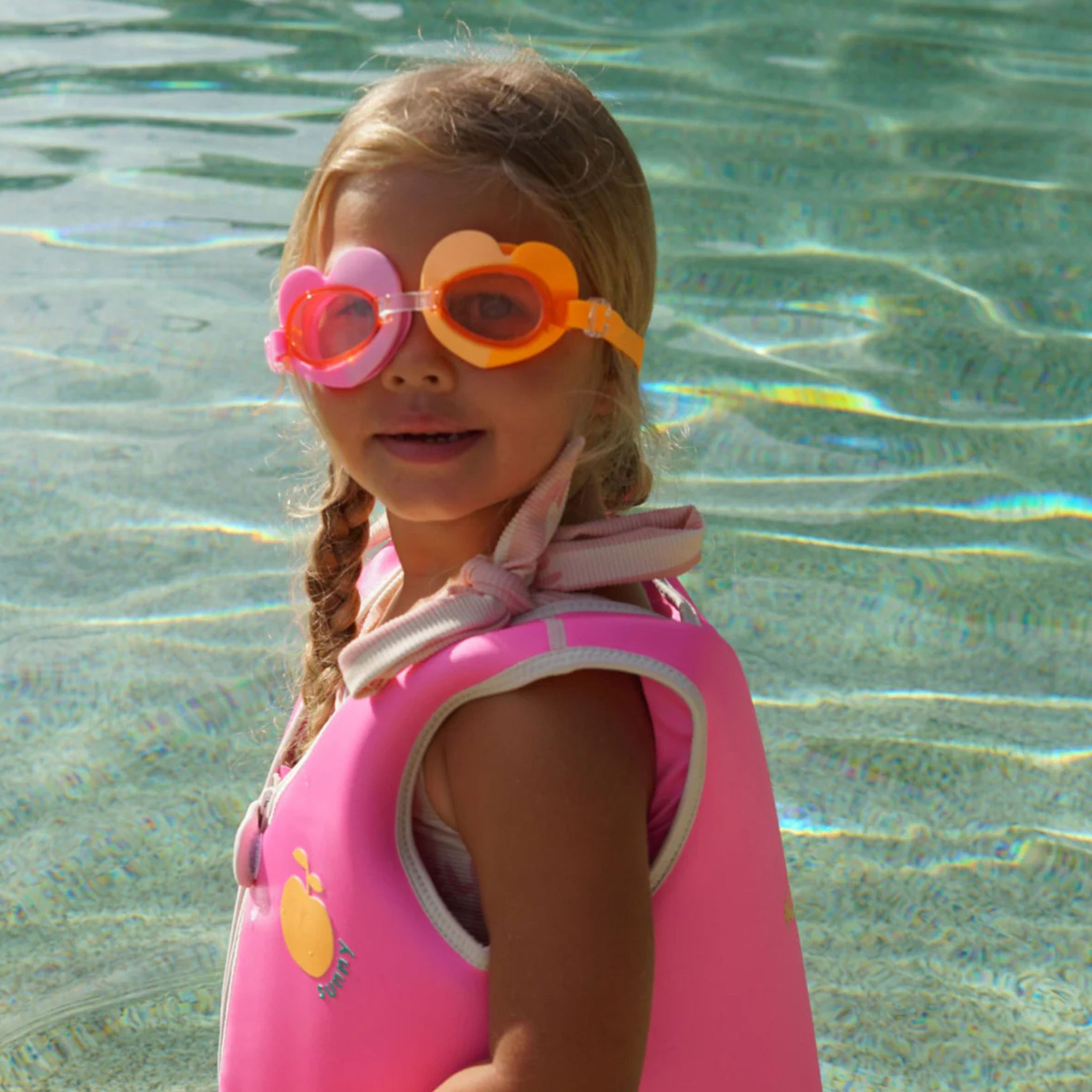 Παιδικά γυαλιά κολύμβησης Poppy The Peach Multi SunnyLife