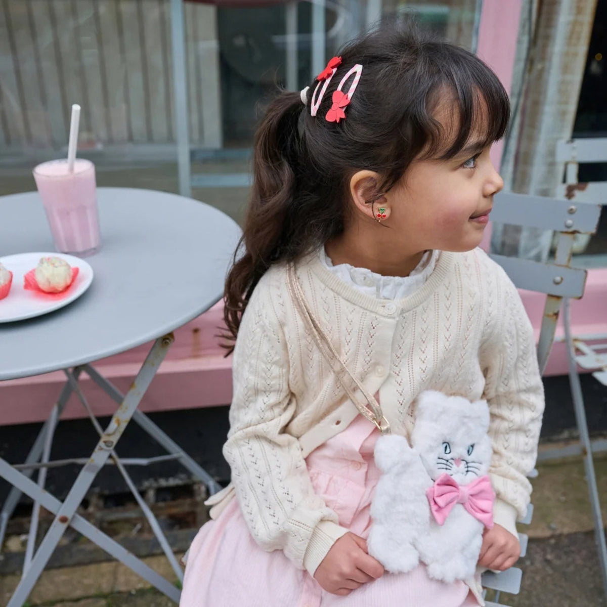 Παιδικά κλιπ μαλλιών με φιόγκους Cutesy Rockahula