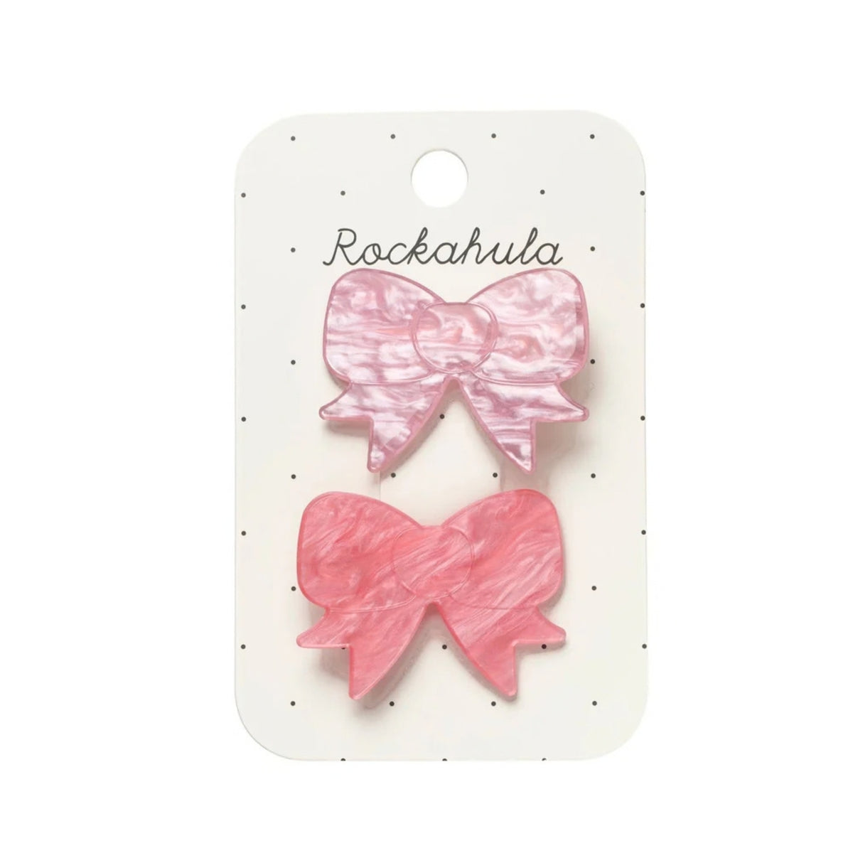 Παιδικά κλιπ μαλλιών με φιόγκους Pretty in Pink Rockahula