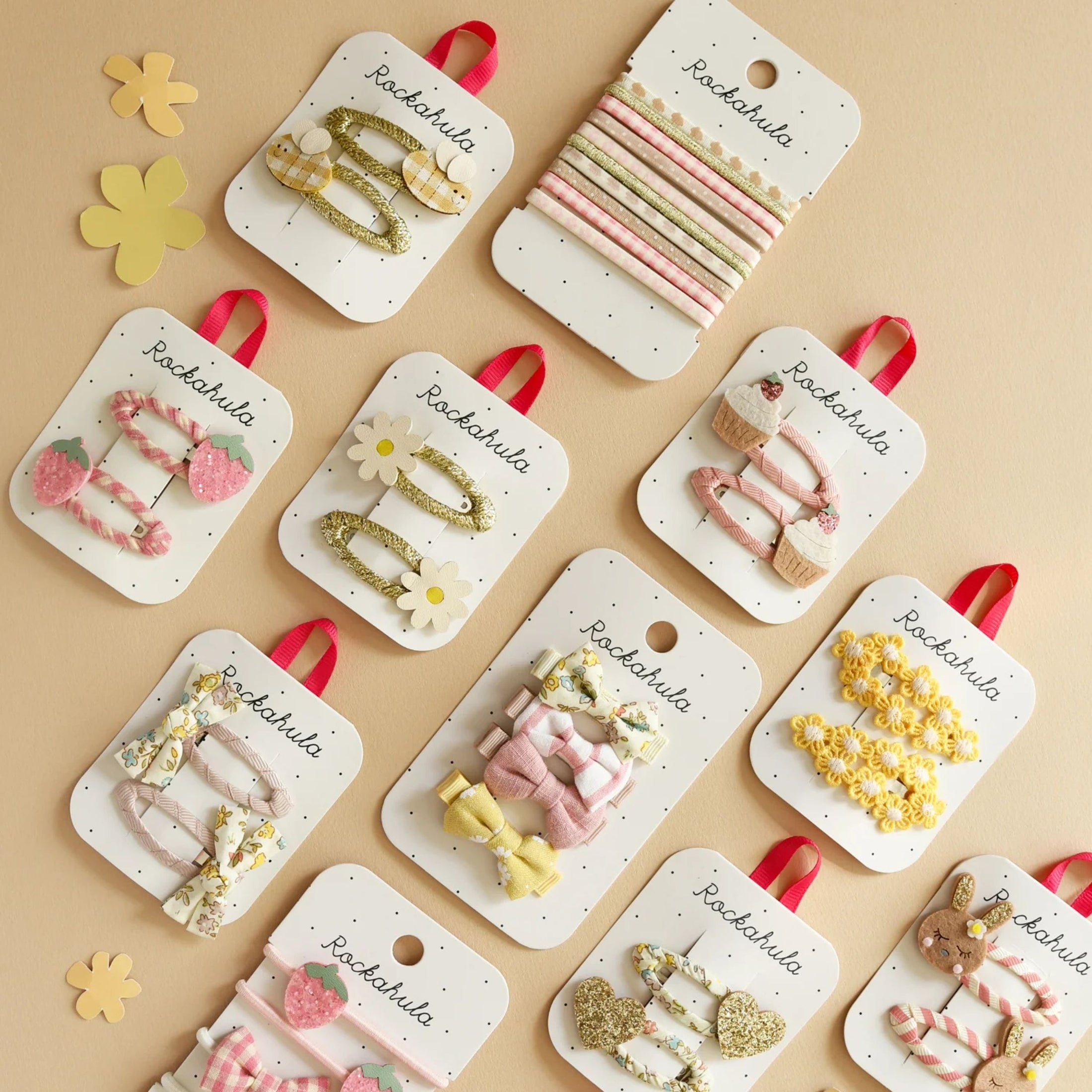 Παιδικά κλιπ μαλλιών Κέικ Φράουλα Rockahula