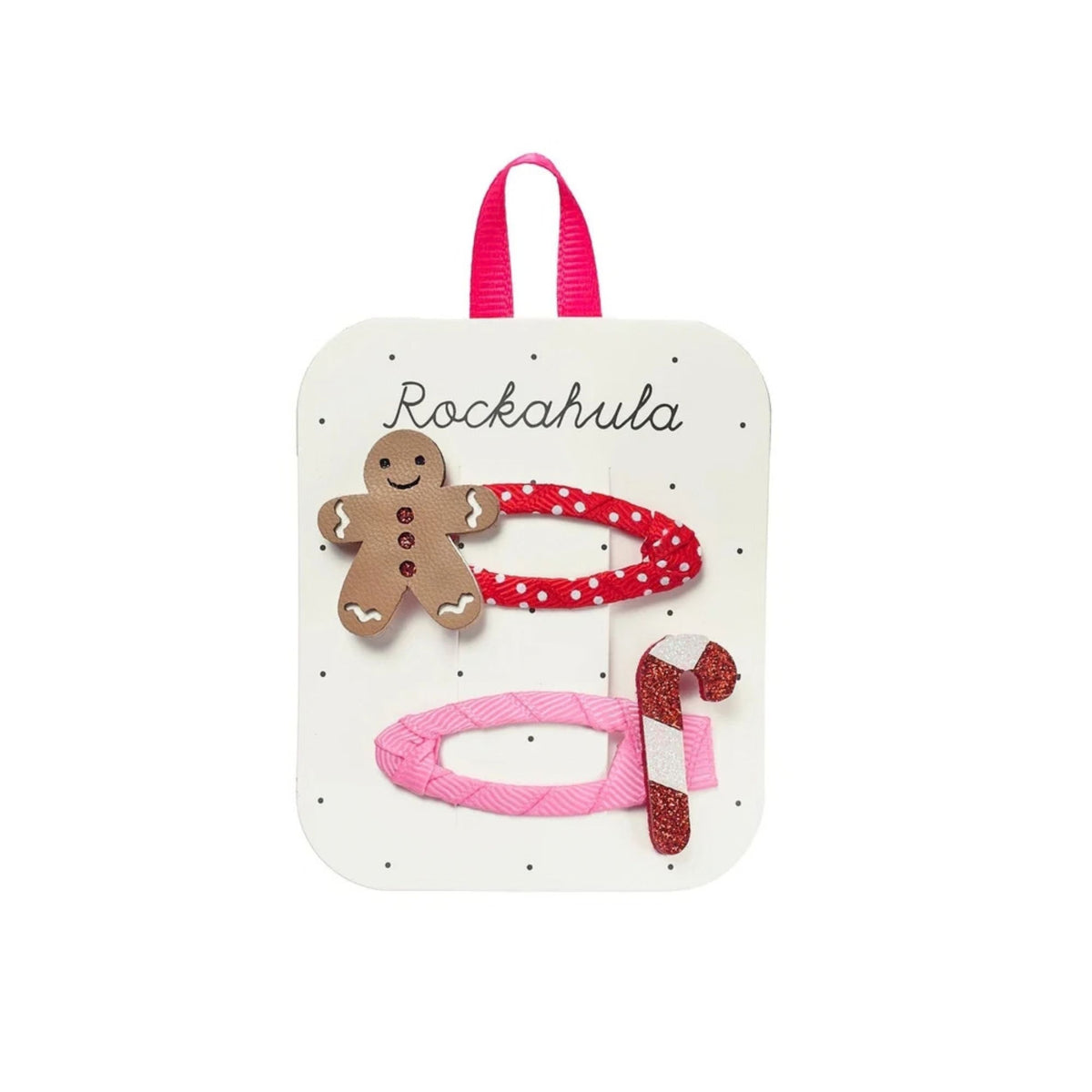 Παιδικά κλιπ μαλλιών μπισκοτάκια Gingerbread Rockahula