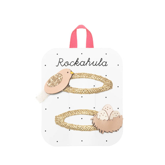 Παιδικά κλιπ μαλλιών Πουλί και Φωλιά Rockahula