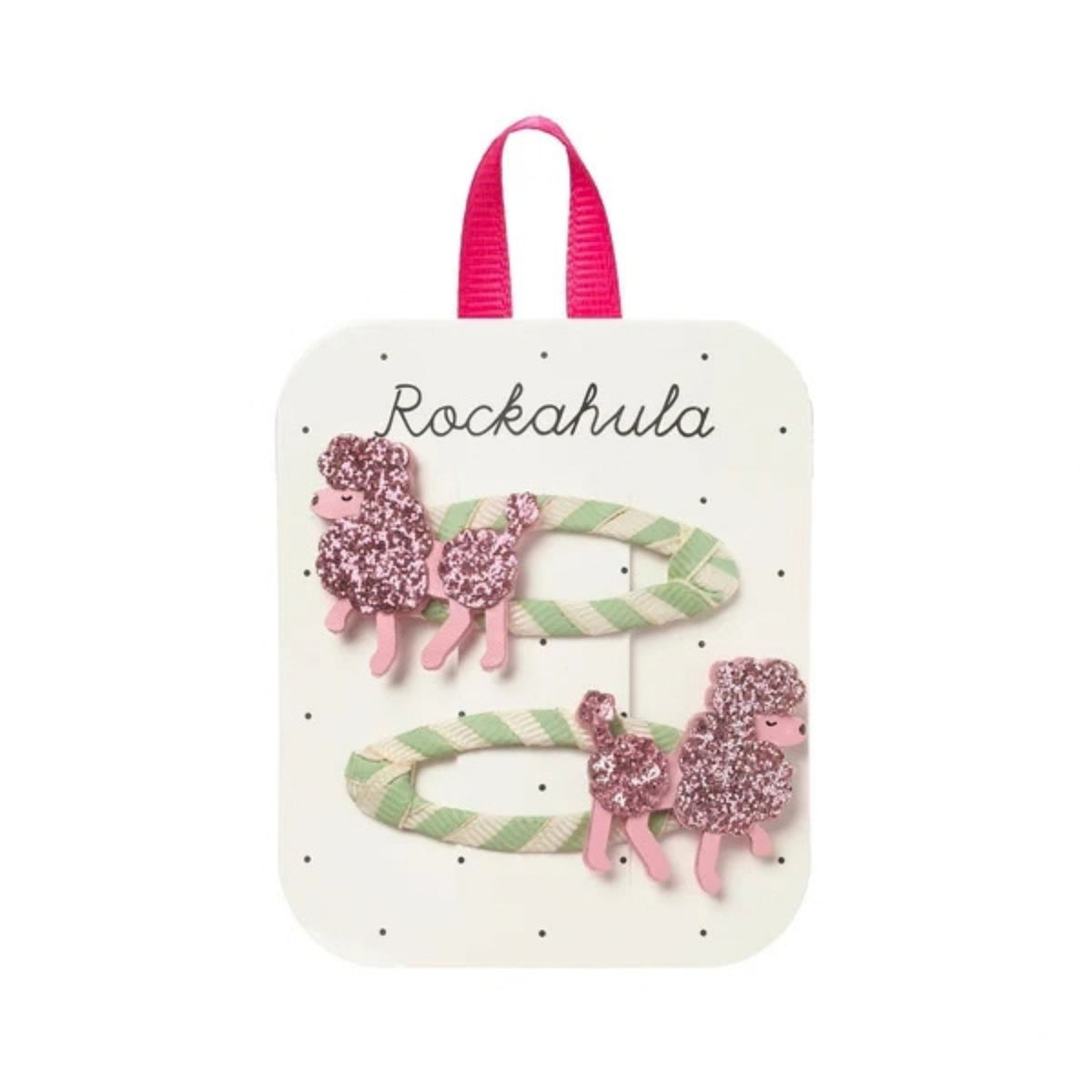 Παιδικά κλιπ μαλλιών Pretty in Pink Poodle Rockahula