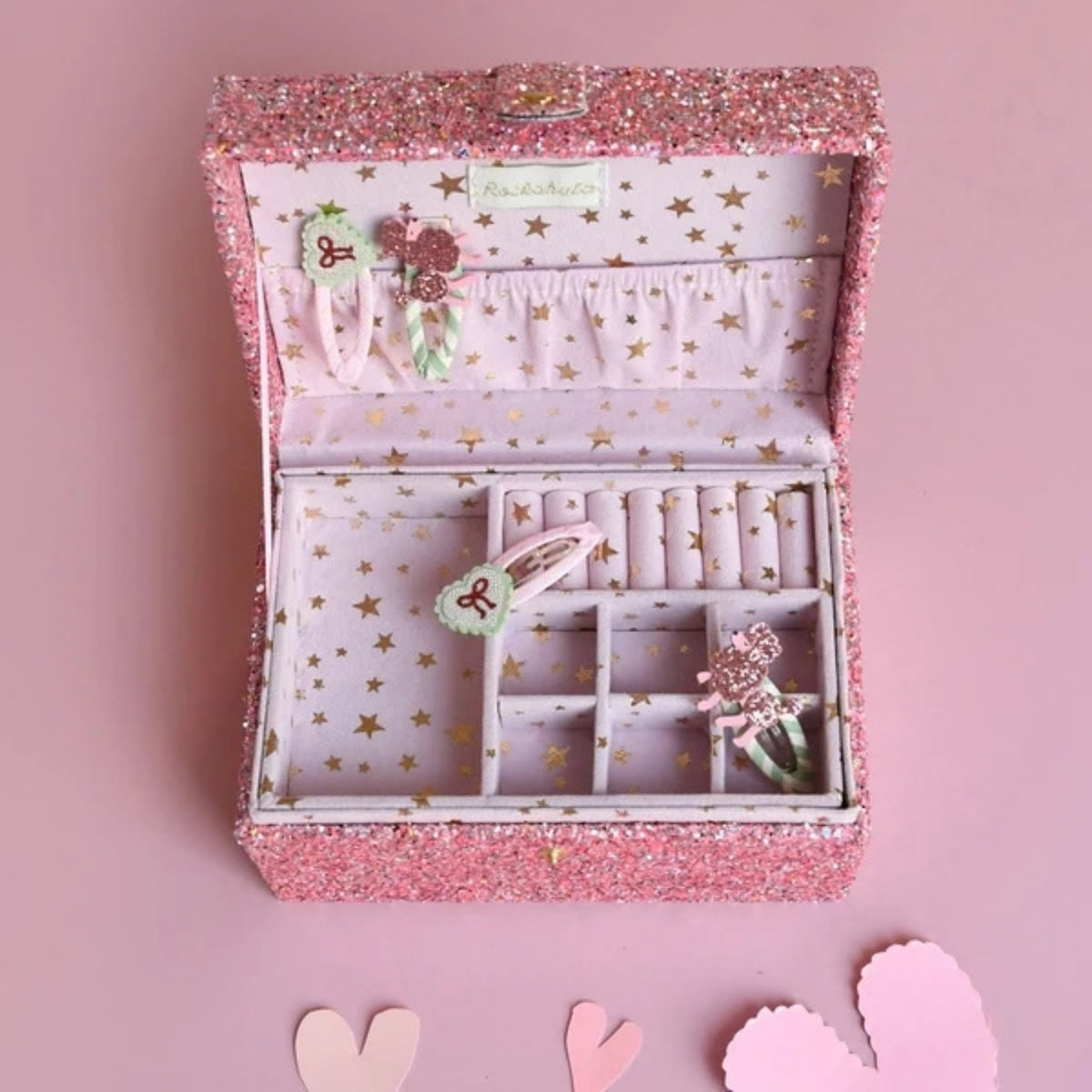 Παιδικά κλιπ μαλλιών Pretty in Pink Poodle Rockahula