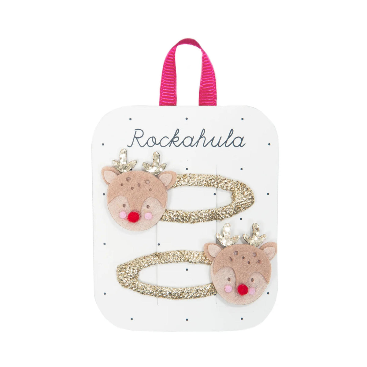 Παιδικά κλιπ μαλλιών τάρανδοι Little Reindeer Rockahula