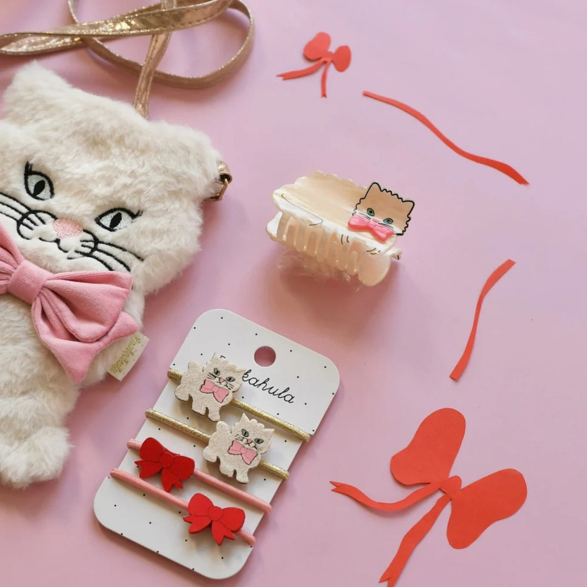 Παιδικά λαστιχάκια μαλλιών Cute Kitten Rockahula