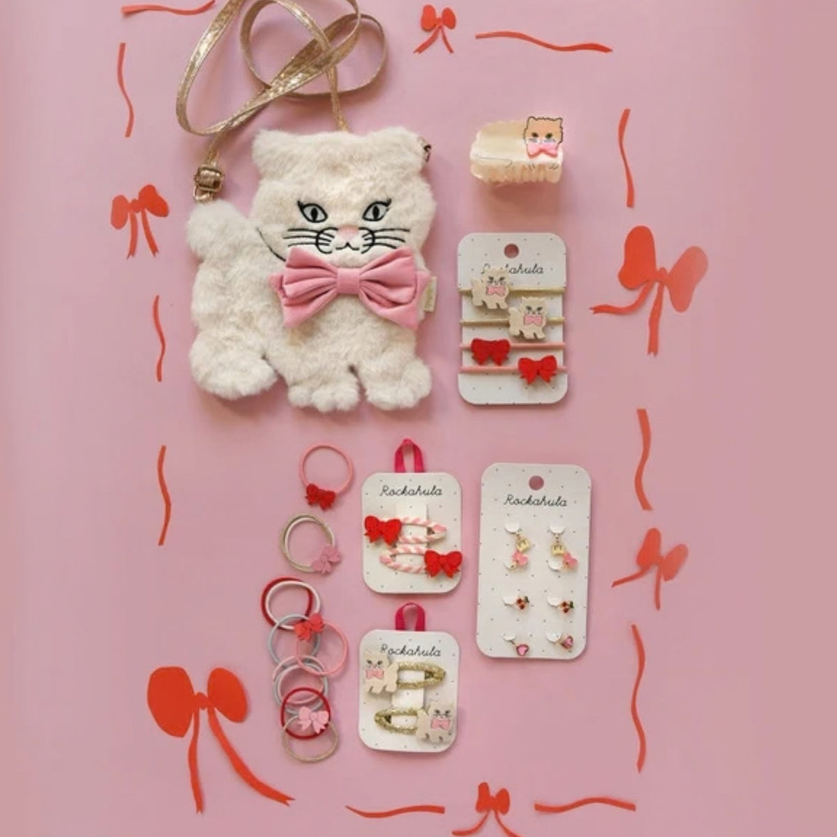 Παιδικά λαστιχάκια μαλλιών Cutesy Bow Rockahula