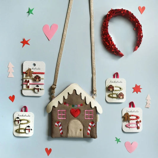 Παιδικά λαστιχάκια μαλλιών μπισκοτάκια Gingerbread Rockahula