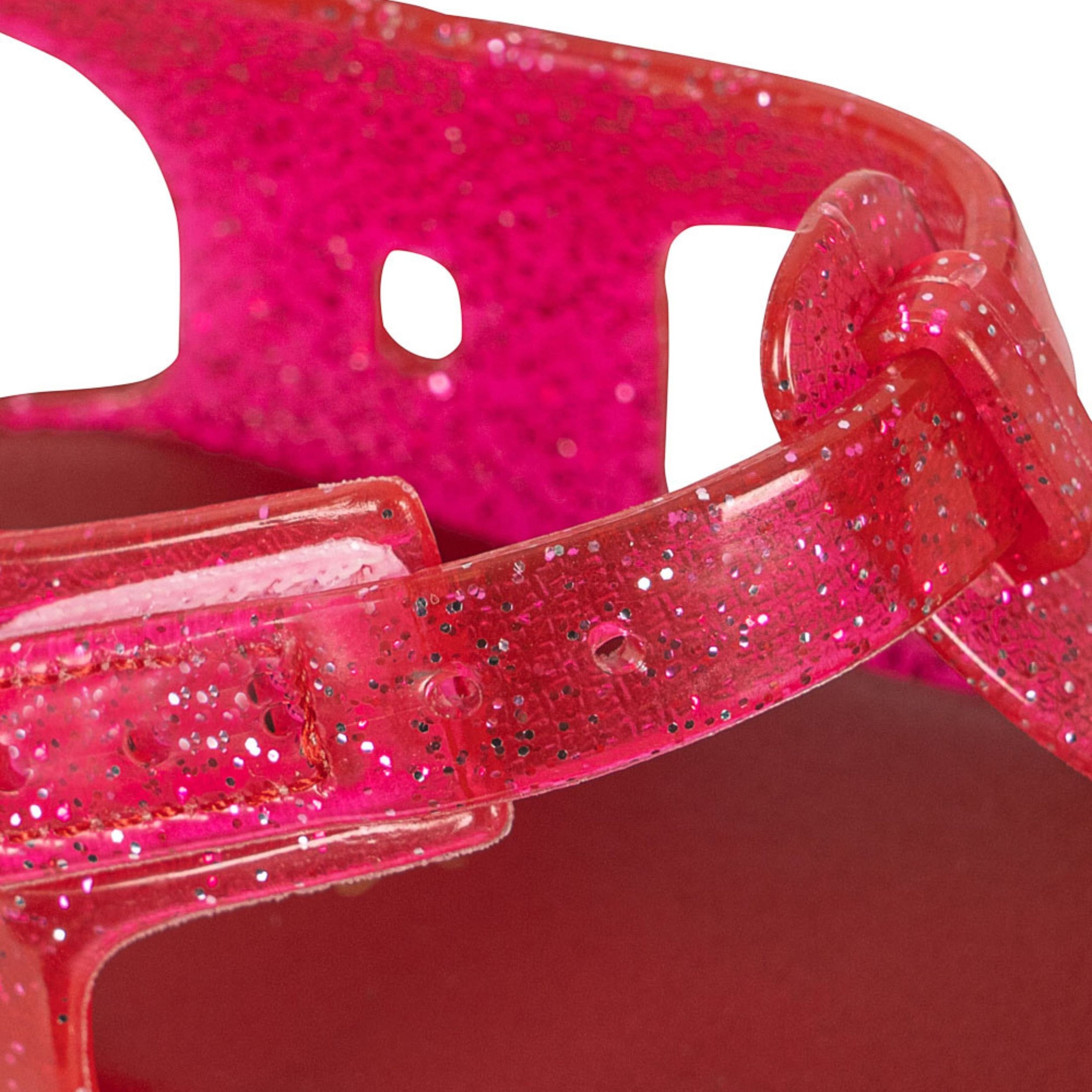 Παιδικά παπούτσια θαλάσσης κόκκινα με glitter & φραουλίτσα Konges Slojd
