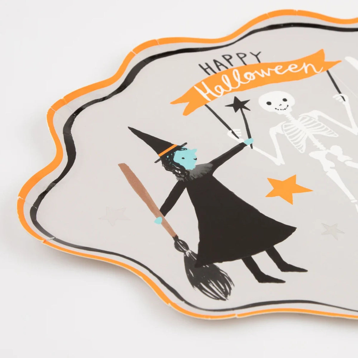 Παιδικά πιάτα φαγητού Happy Halloween 8 τμχ Meri Meri