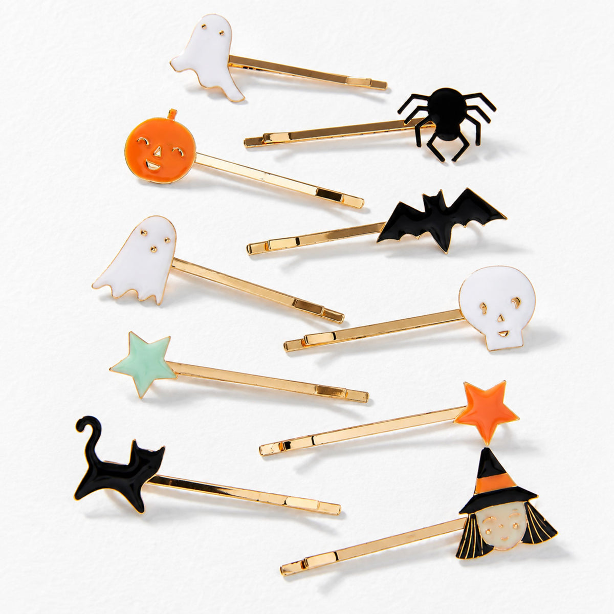 Παιδικά τσιμπιδάκια μαλλιών Halloween 10 τμχ Meri Meri