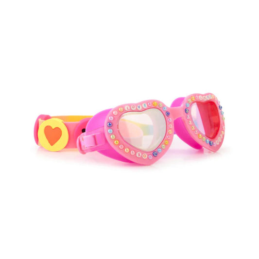 Παιδικά γυαλάκια θαλάσσης Charmed Two Hearts Pink Bling2o
