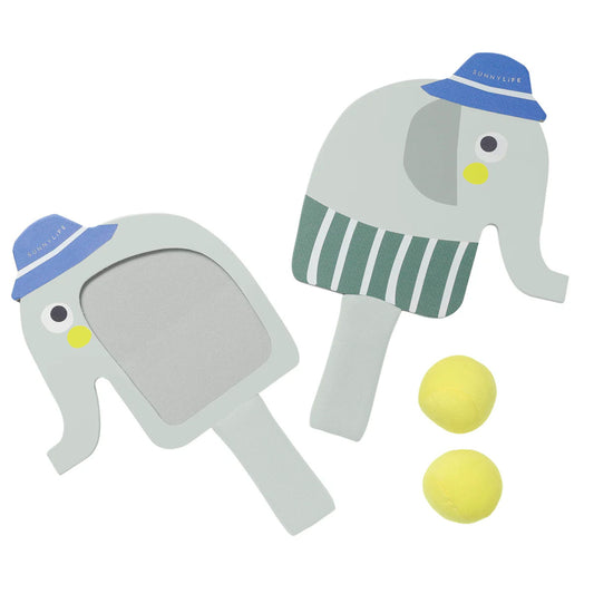 Παιδικές ρακέτες παραλίας Velcro Eli The Elephant Multi SunnyLife