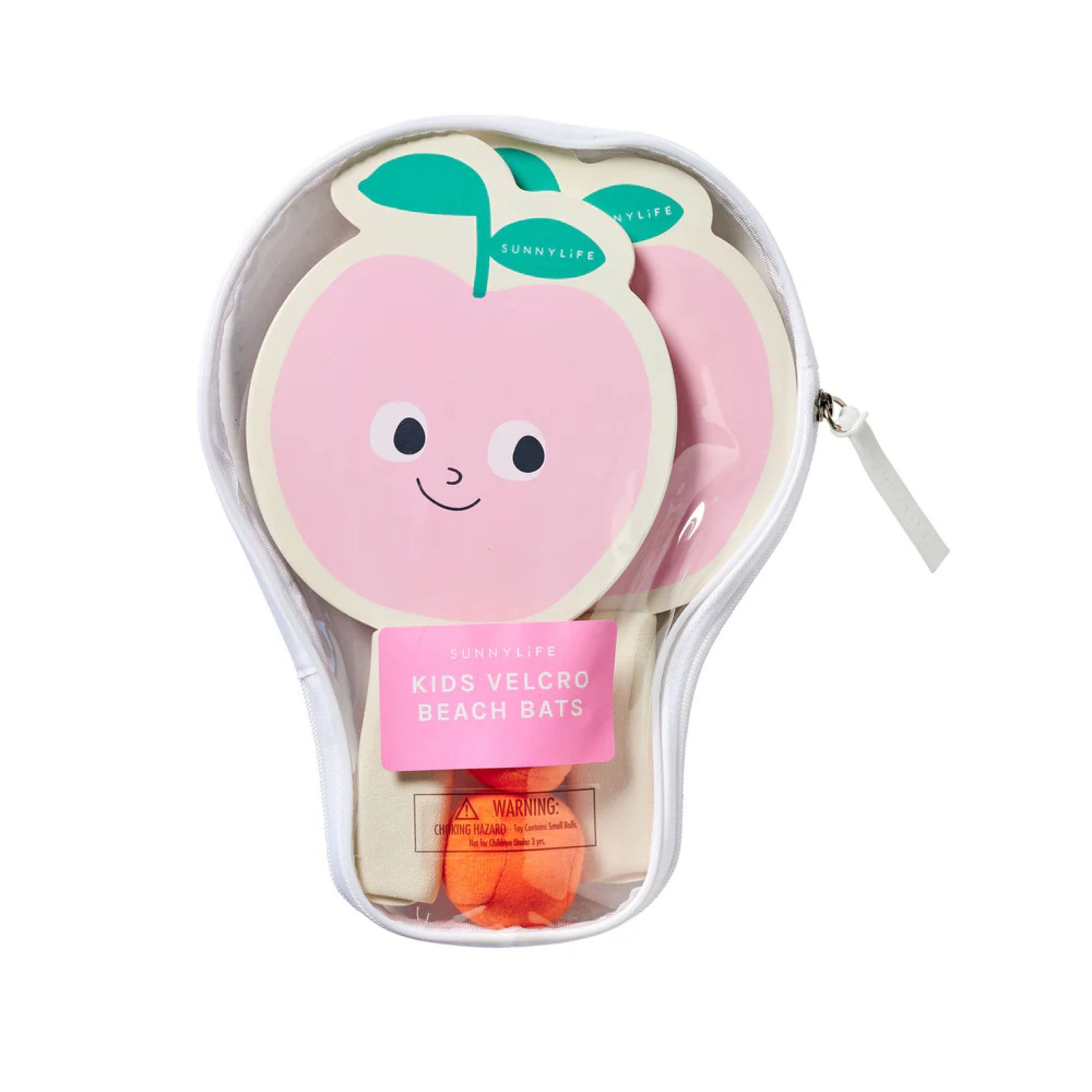 Παιδικές ρακέτες παραλίας Velcro Poppy The Peach Multi SunnyLife
