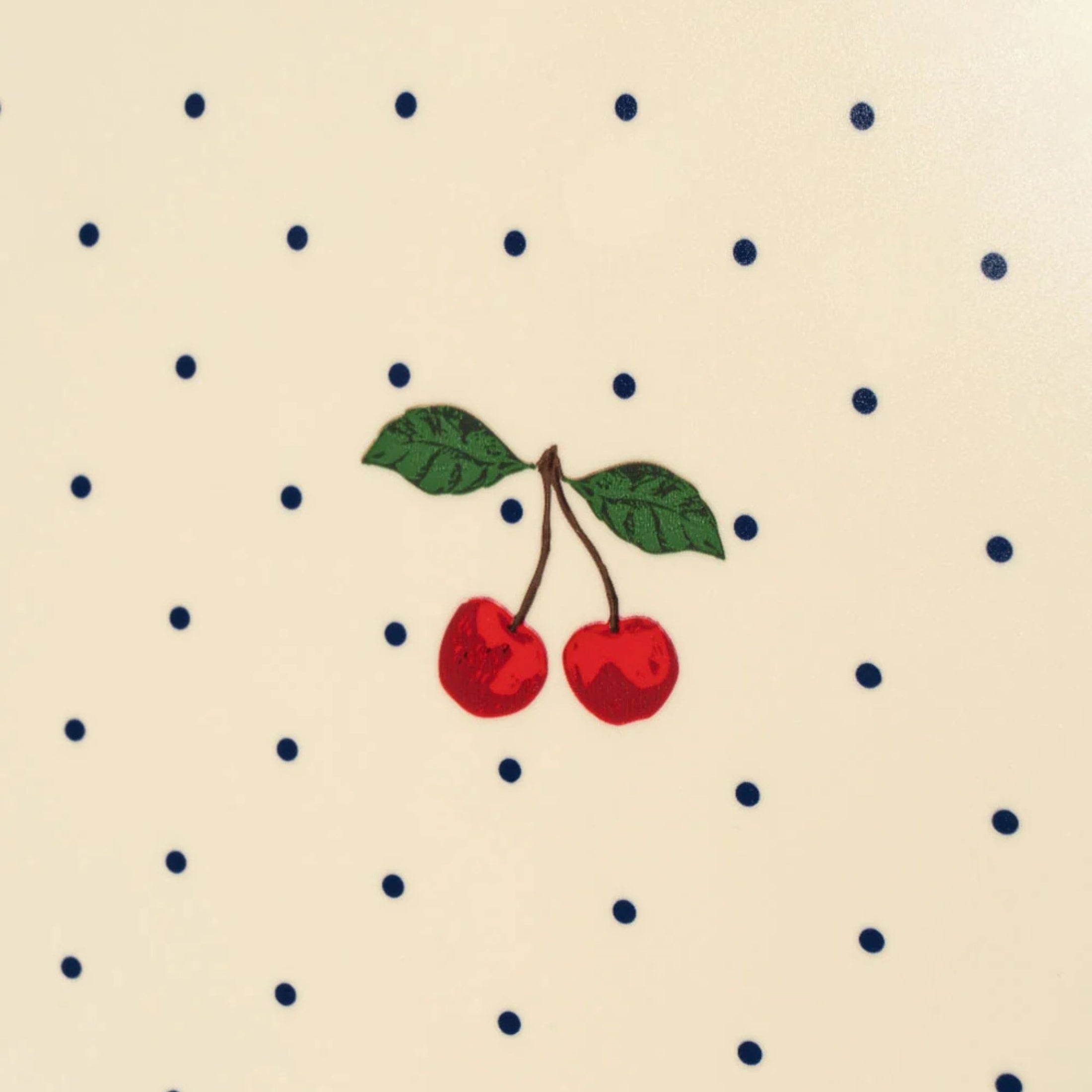 Παιδική βαλίτσα καμπίνας Navy Dot Cherry Konges Slojd
