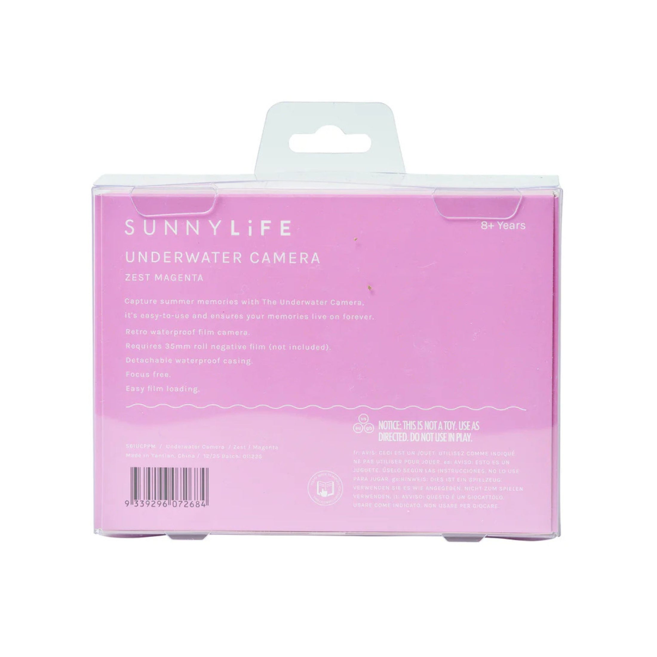 Παιδική φωτογραφική μηχανή αδιάβροχη Pool Party Magenta SunnyLife