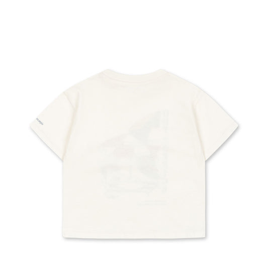 Παιδική μπλούζα κοντομάνικη Famo Antique White Konges Slojd