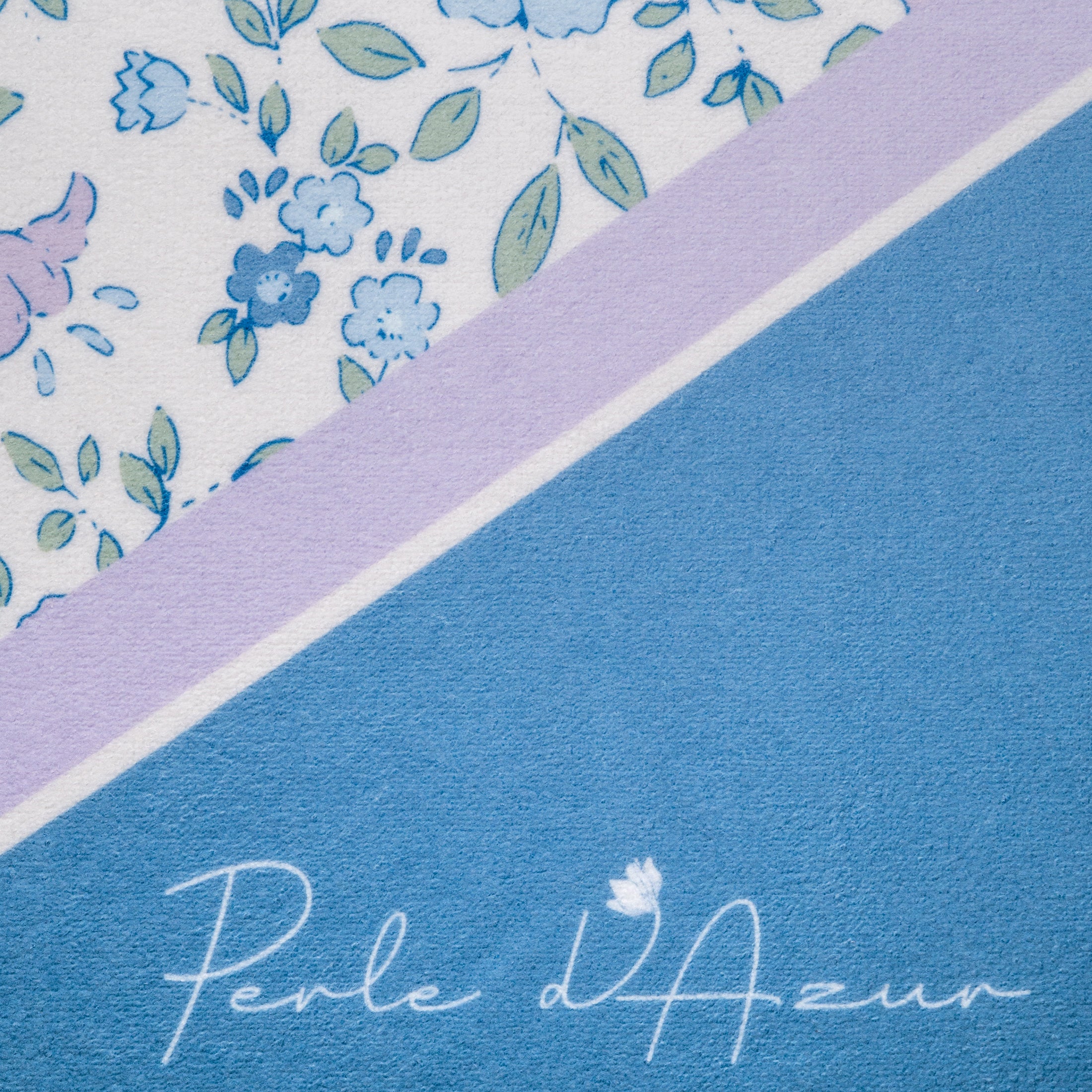 Παιδική πετσέτα παραλίας blue floral Perle D'azur