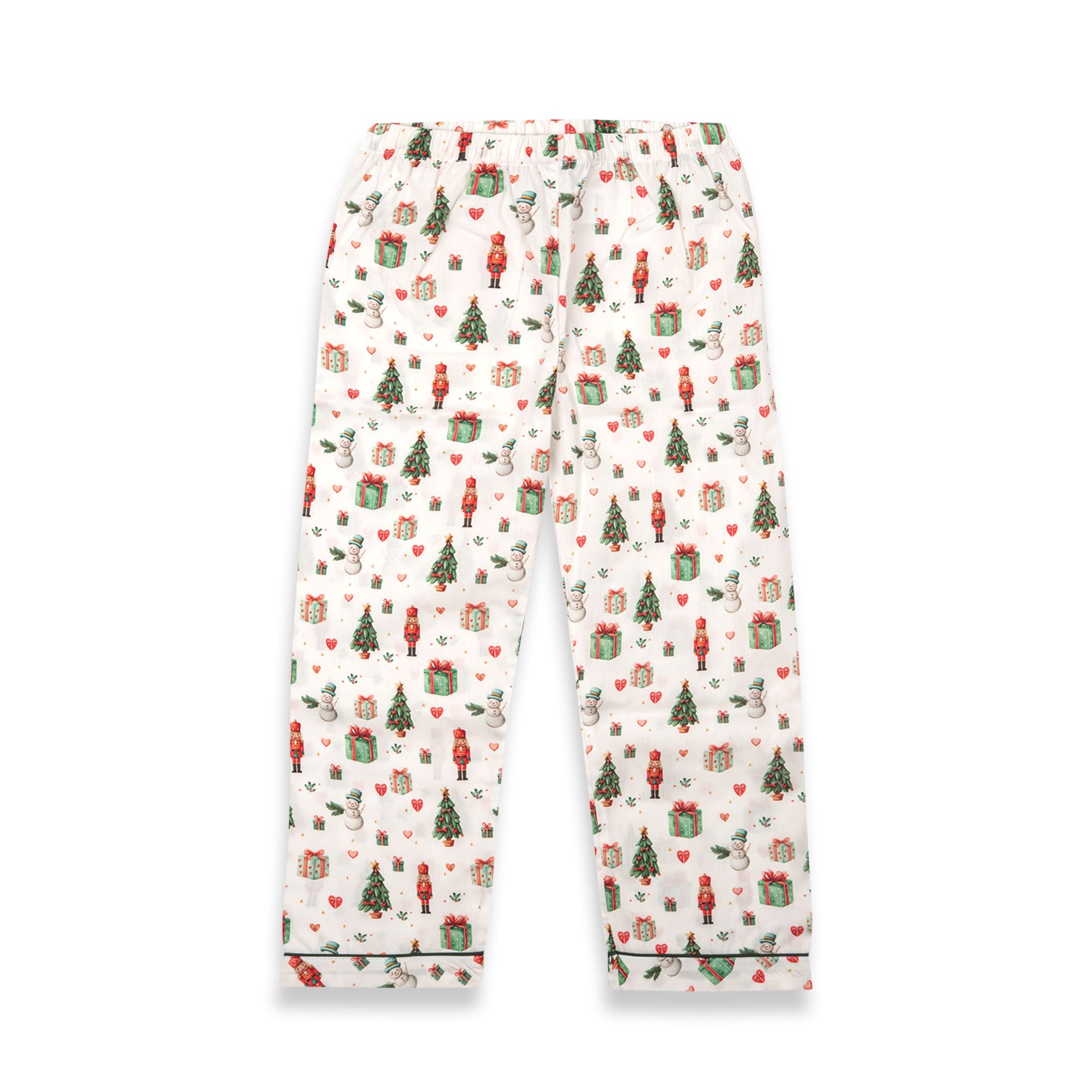 Παιδική πιτζάμα Christmas Joy poplin Perle D'azur
