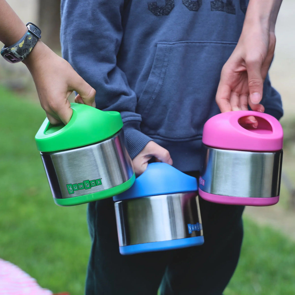 Παιδικό θερμοδοχείο φαγητού Cubi φούξια Yumbox