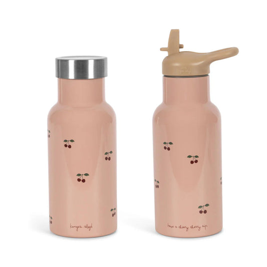 Παιδικό ανοξείδωτο μπουκάλι θερμός Cherry Pink 350ml Konges Slojd