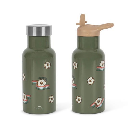 Παιδικό ανοξείδωτο μπουκάλι θερμός Green Kick It 350ml Konges Slojd