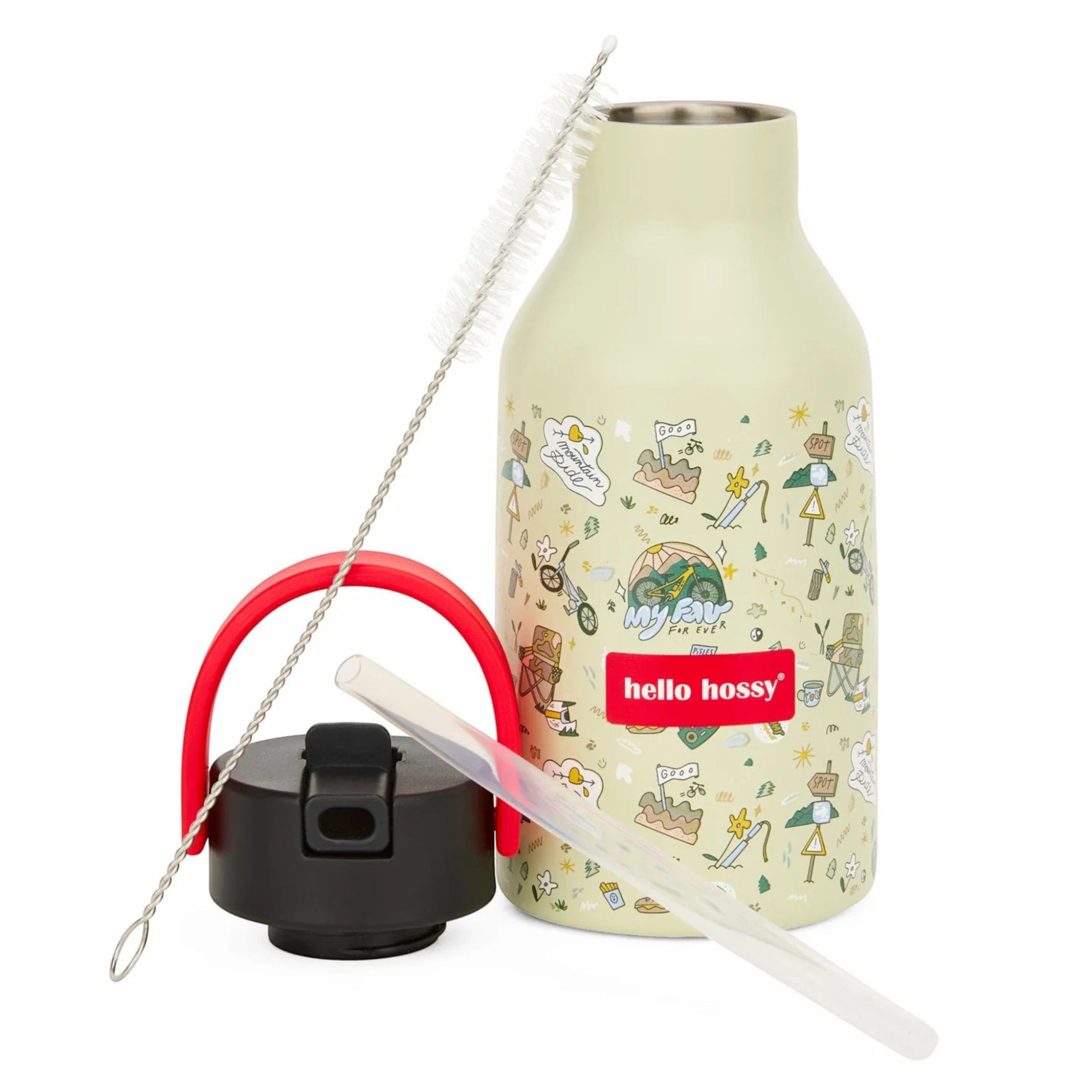 Παιδικό ανοξείδωτο μπουκάλι θερμός Mountain Ride Hello Hossy 350ml